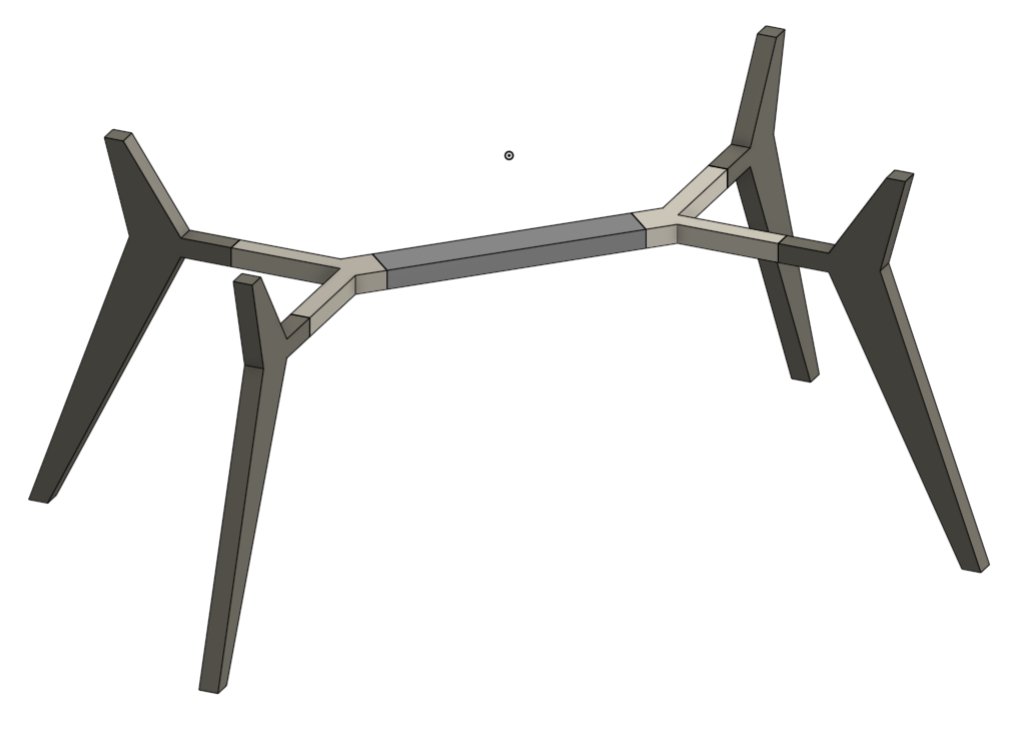 3d view of table base