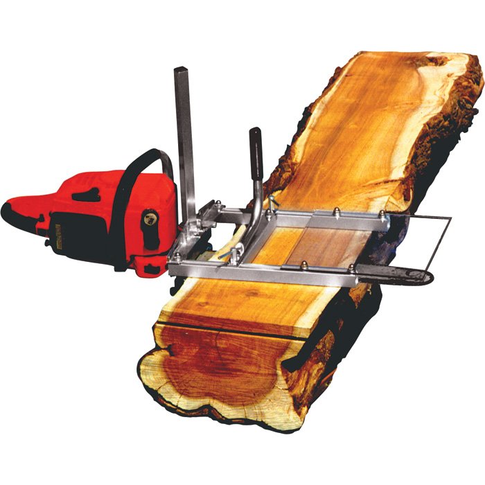 Chainsaw mount to mill slabs